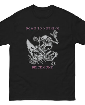 Down to Nothing Skeleton Surfer Unisex classic tee