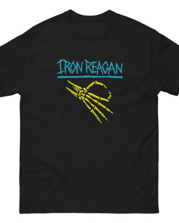 Iron Reagan Skeleton Hand Unisex classic tee