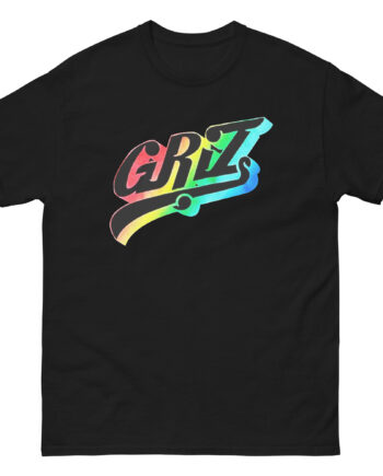 Griz Rainbow Swoop Logo Unisex classic tee