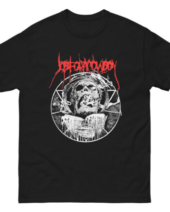 Job for a Cowboy Smoking Skull Unisex classic tee
