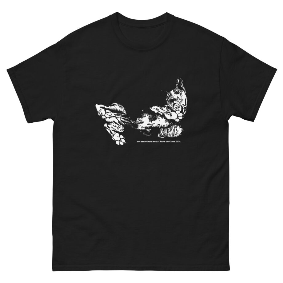 Niko B Dog Eat Dog Food World Unisex classic tee