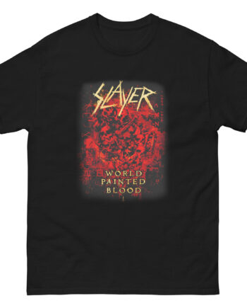 Slayer World Painted Blood Skulls Unisex classic tee