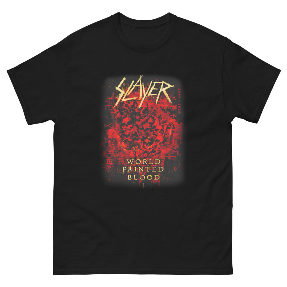Slayer World Painted Blood Skulls Unisex classic tee