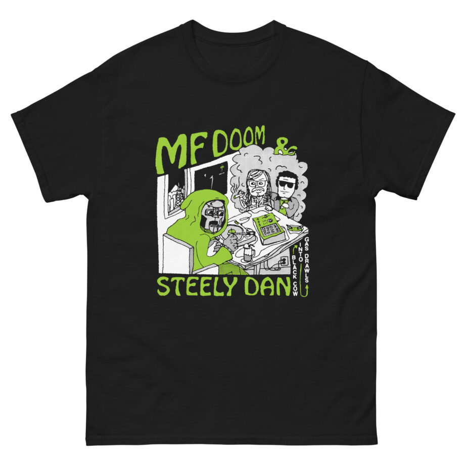 Steely Dan black cow into gas drawls Unisex classic tee
