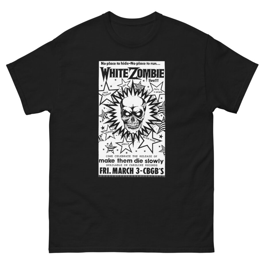 White Zombie Cbgb Poster Unisex classic tee