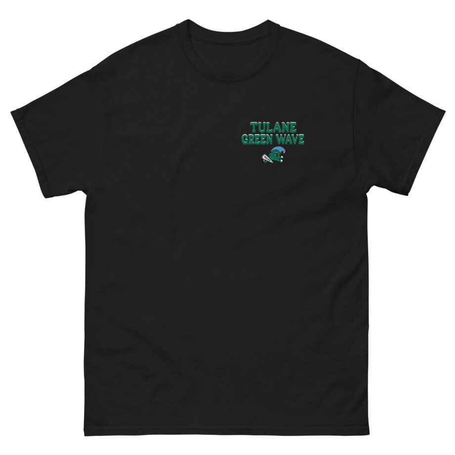 Tulane Checkered Mascot Unisex classic tee