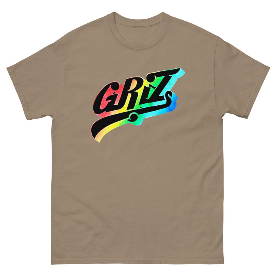 Griz Rainbow Swoop Logo Unisex classic tee