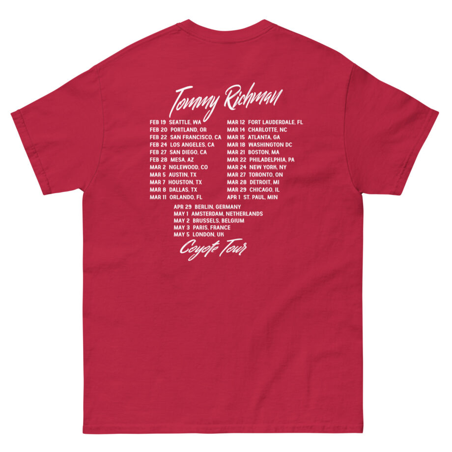 Tommy Richman Coyote Tour Unisex classic tee