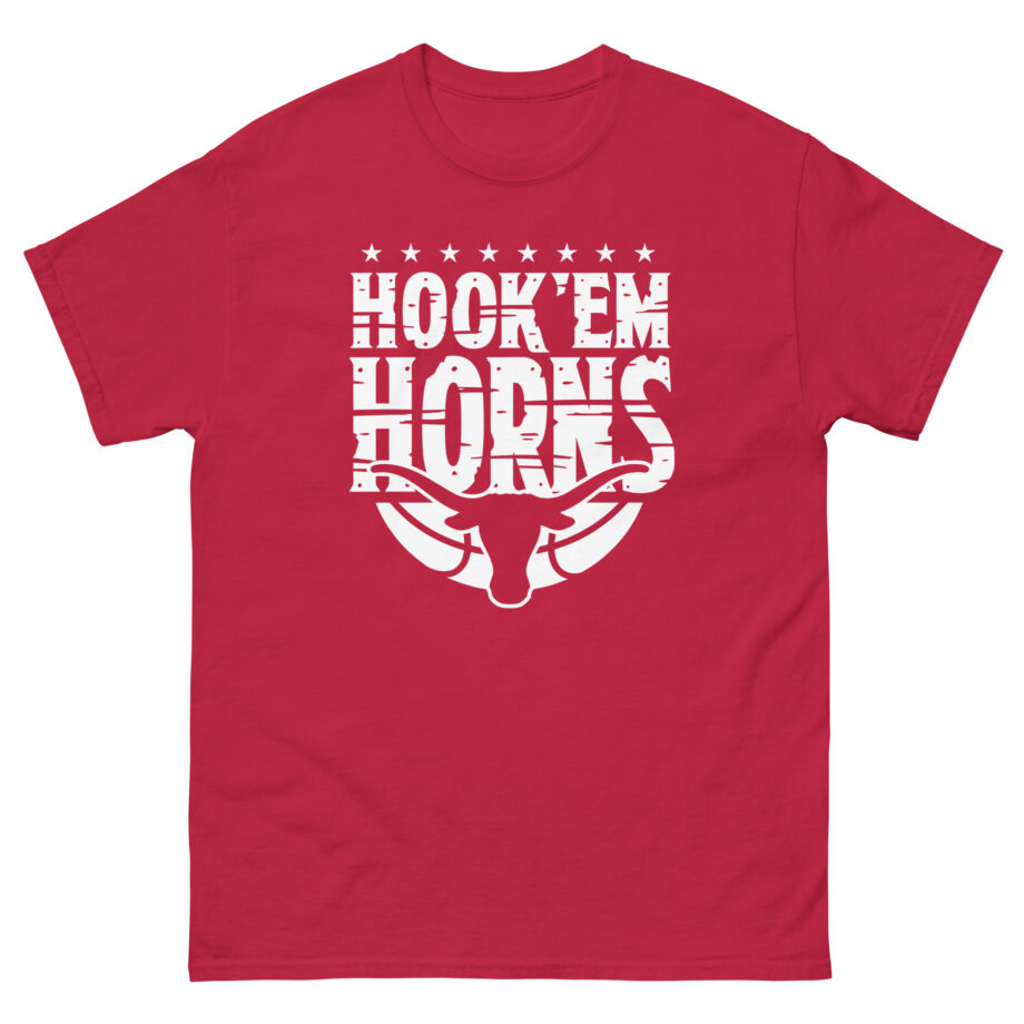 Texas Basketball Hook 'em Horns Unisex classic tee