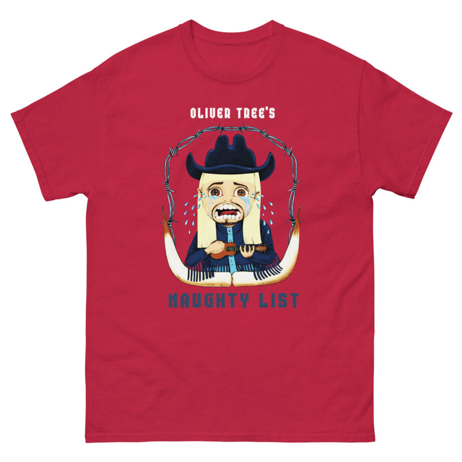 Oliver Tree Naughty List Holiday Unisex classic tee