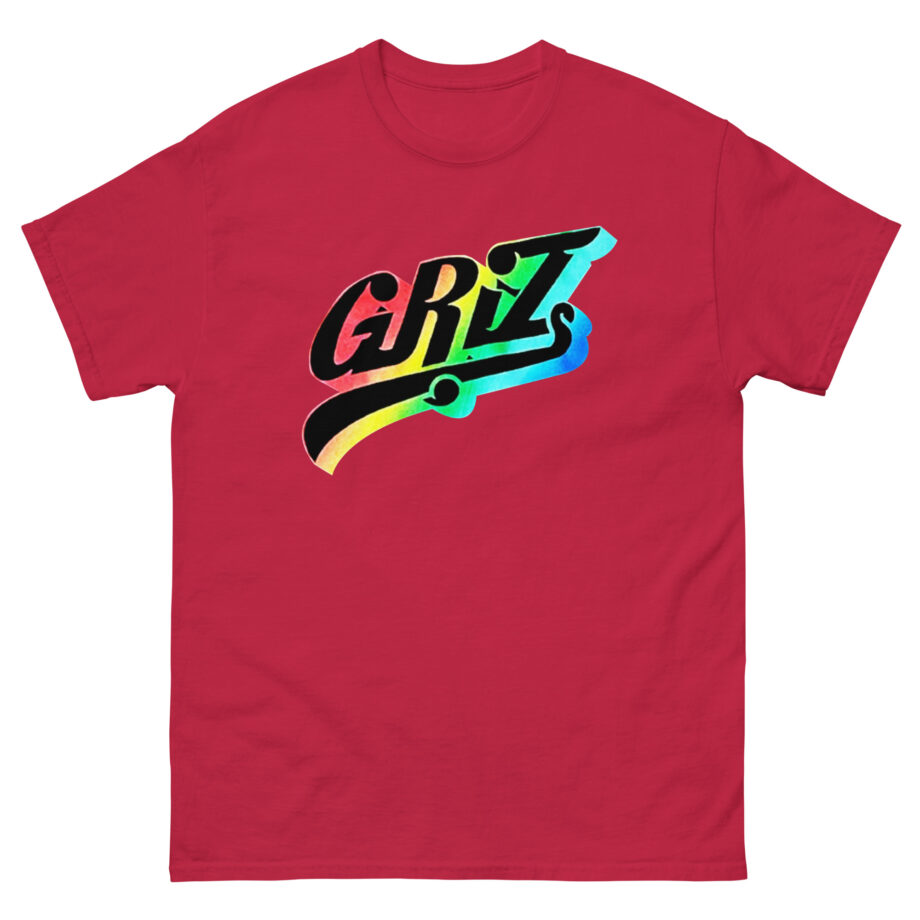 Griz Rainbow Swoop Logo Unisex classic tee