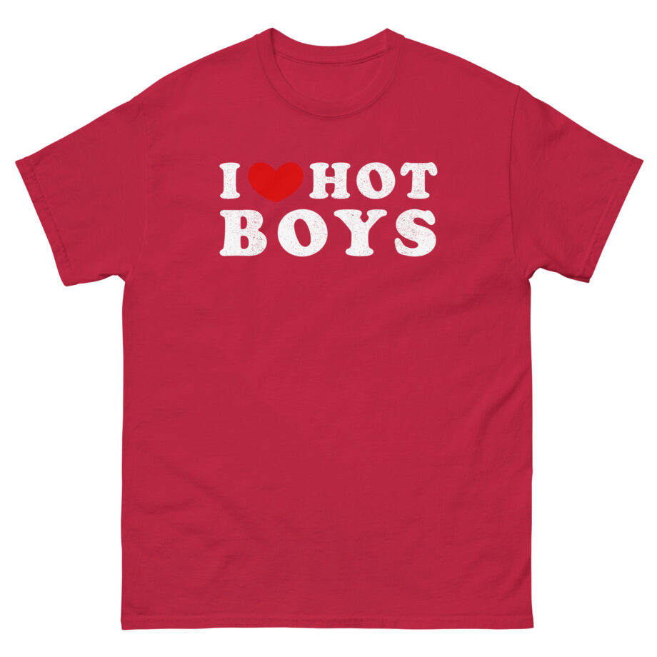 I Love Hot Boys Unisex classic tee