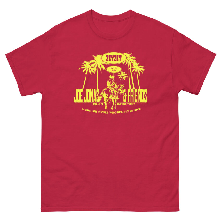 Joe Jonas Miami Unisex classic tee