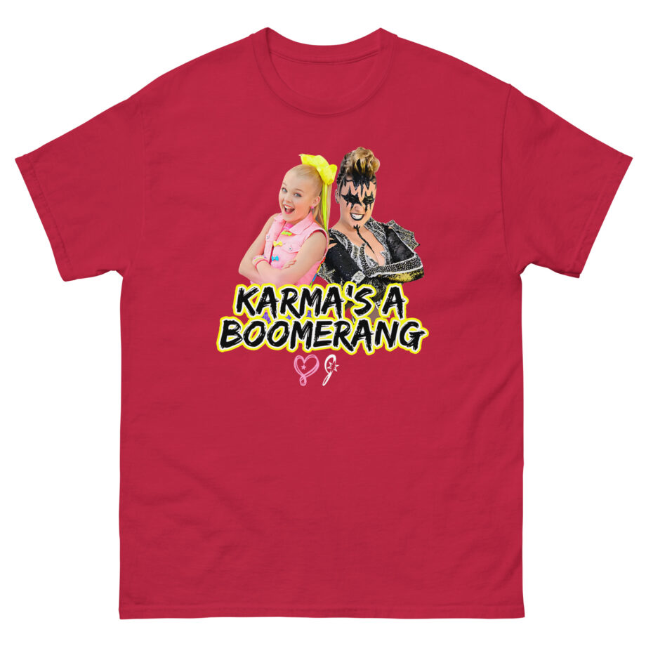 Jojo Siwa Karma's a Boomerang Unisex classic tee