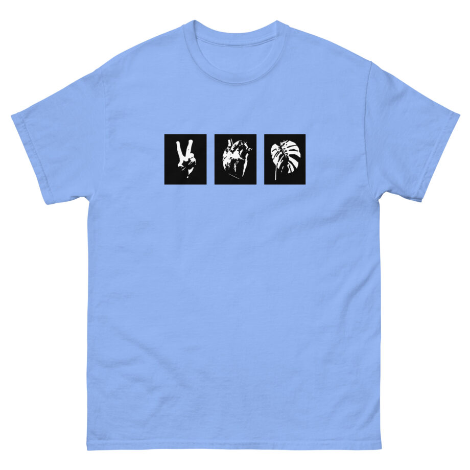 Mumbo Jumbo Peace, Love and Heavy Metal Unisex classic tee