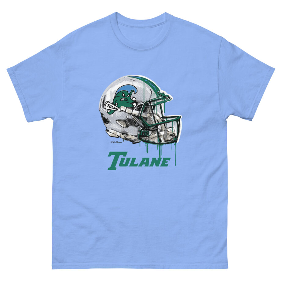 Tulane Football Helmet Unisex classic tee