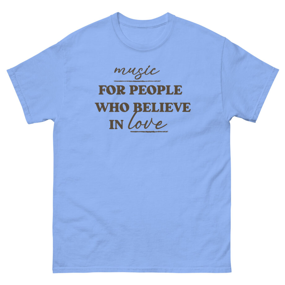 Joe Jonas Music for People Who Believe in Love Unisex classic tee