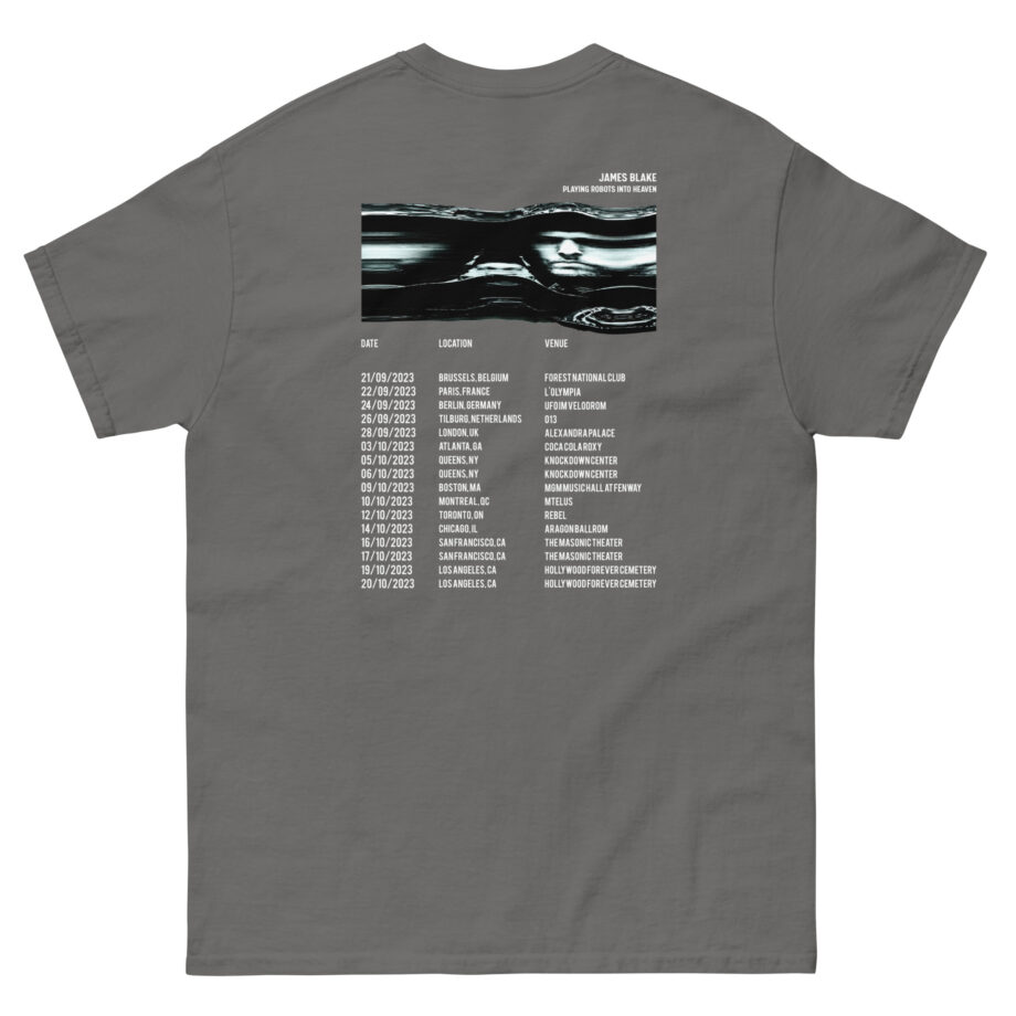 James Blake Playing Robots Into Heaven Date Unisex classic tee