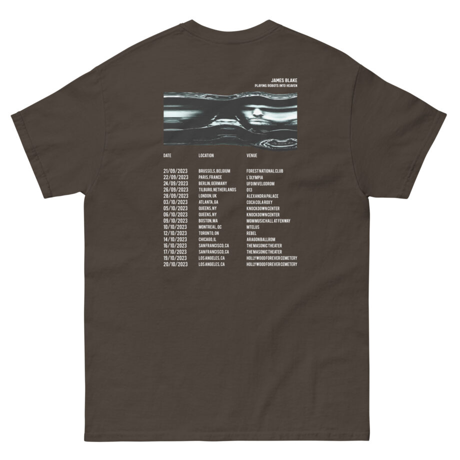 James Blake Playing Robots Into Heaven Date Unisex classic tee
