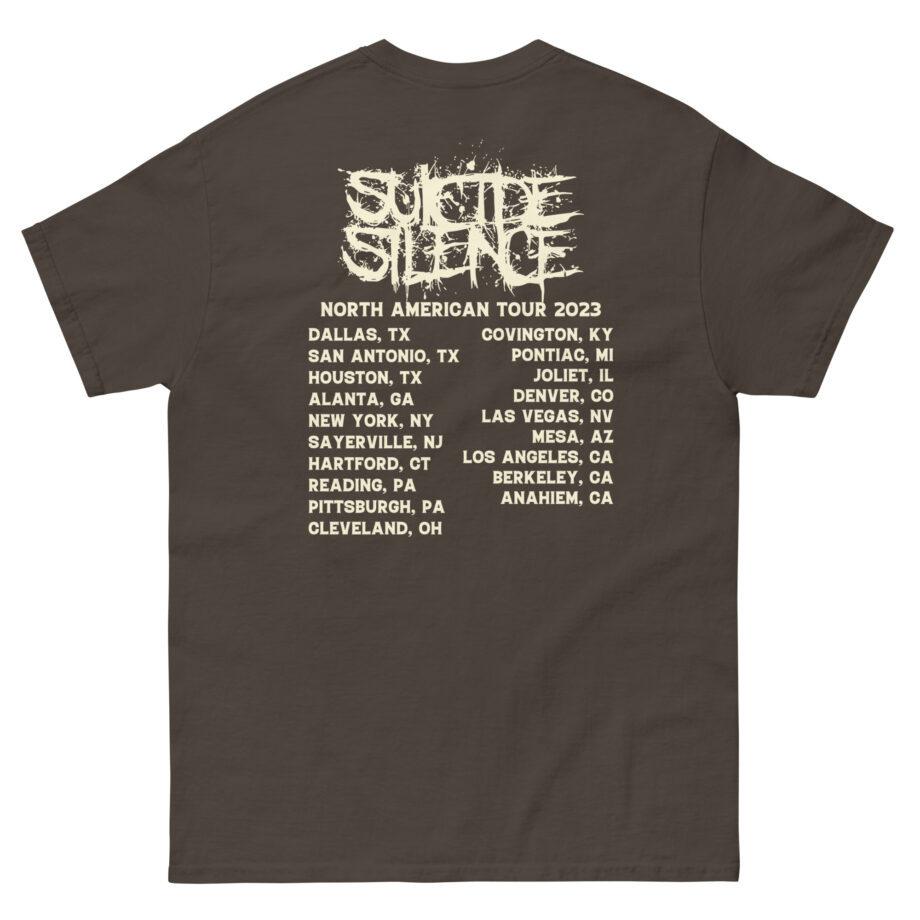 Suicide Silence Rymd Cover Tour 2023 Unisex classic tee