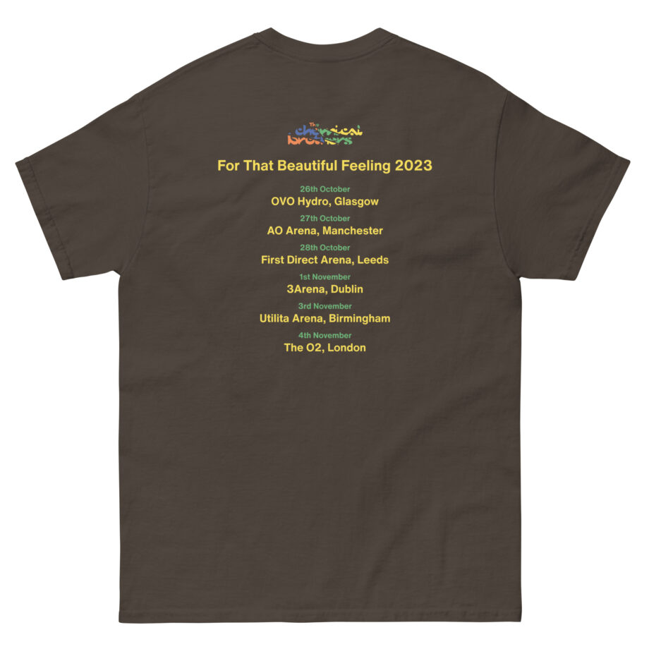 The Chemical Brothers for That Beautiful Feeling Tour Unisex classic tee
