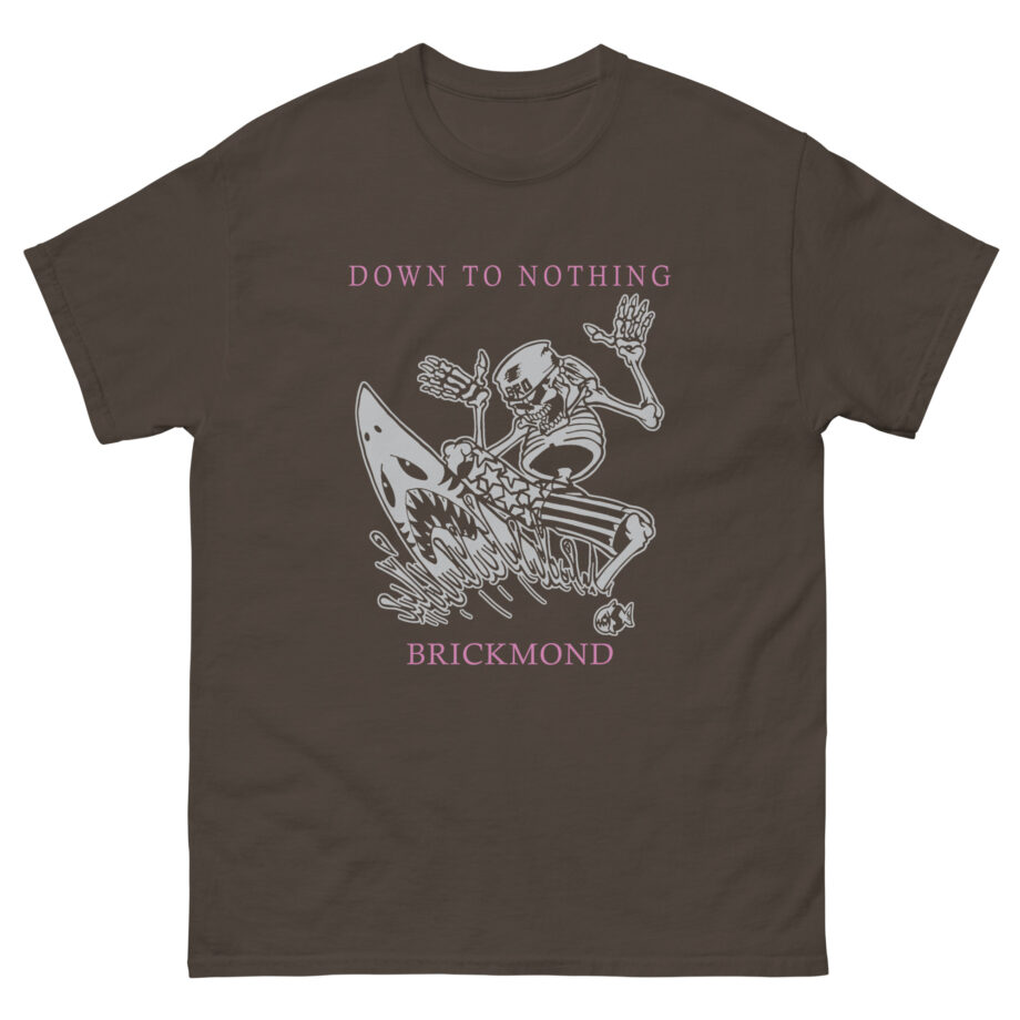 Down to Nothing Skeleton Surfer Unisex classic tee