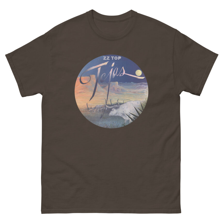 Zz Top 1976 Tejas Beige Unisex classic tee