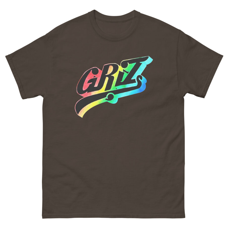Griz Rainbow Swoop Logo Unisex classic tee