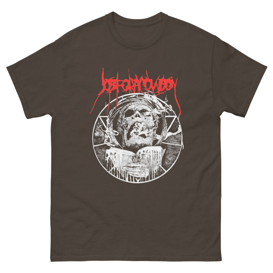 Job for a Cowboy Smoking Skull Unisex classic tee