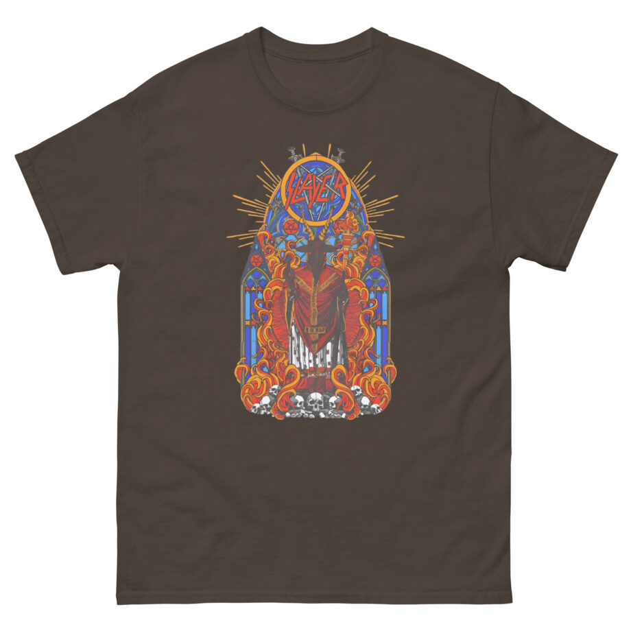 Slayer Goatgod Stained Glass Unisex classic tee