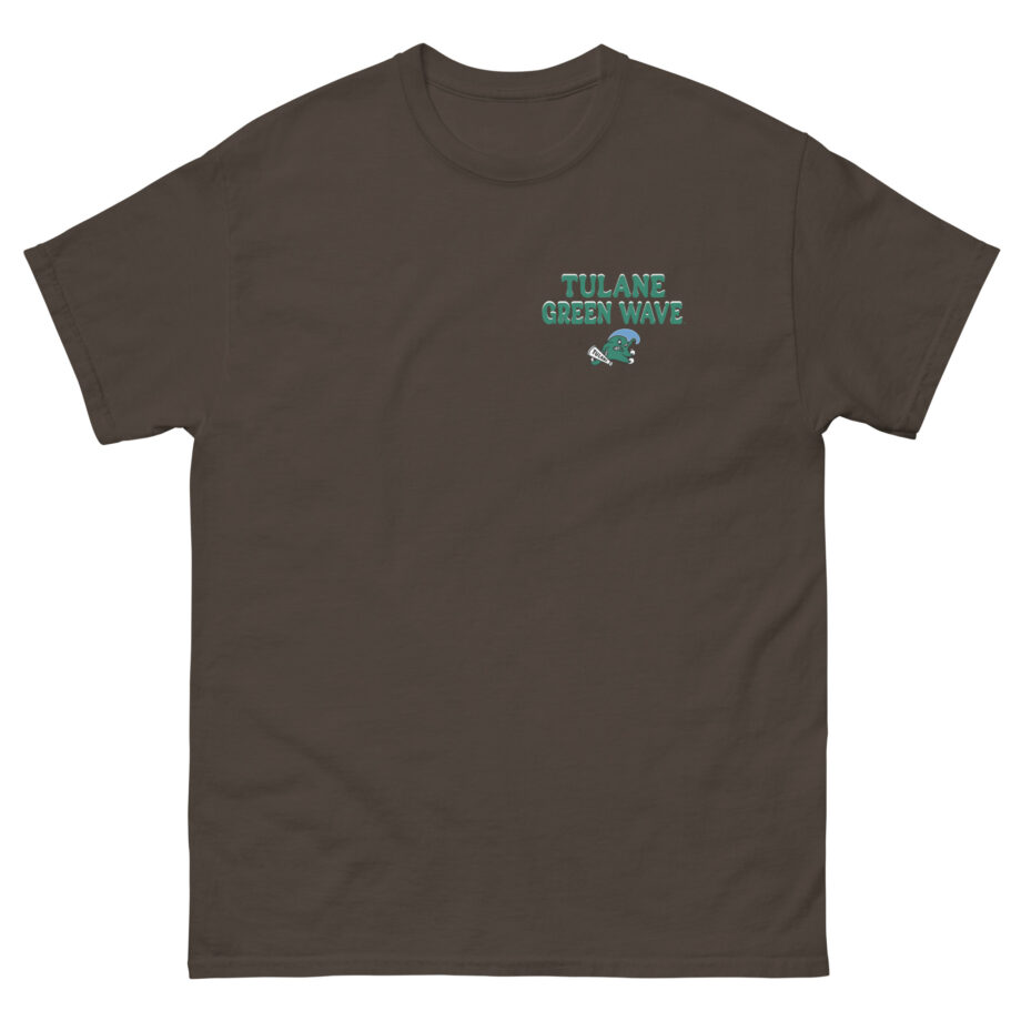 Tulane Checkered Mascot Unisex classic tee
