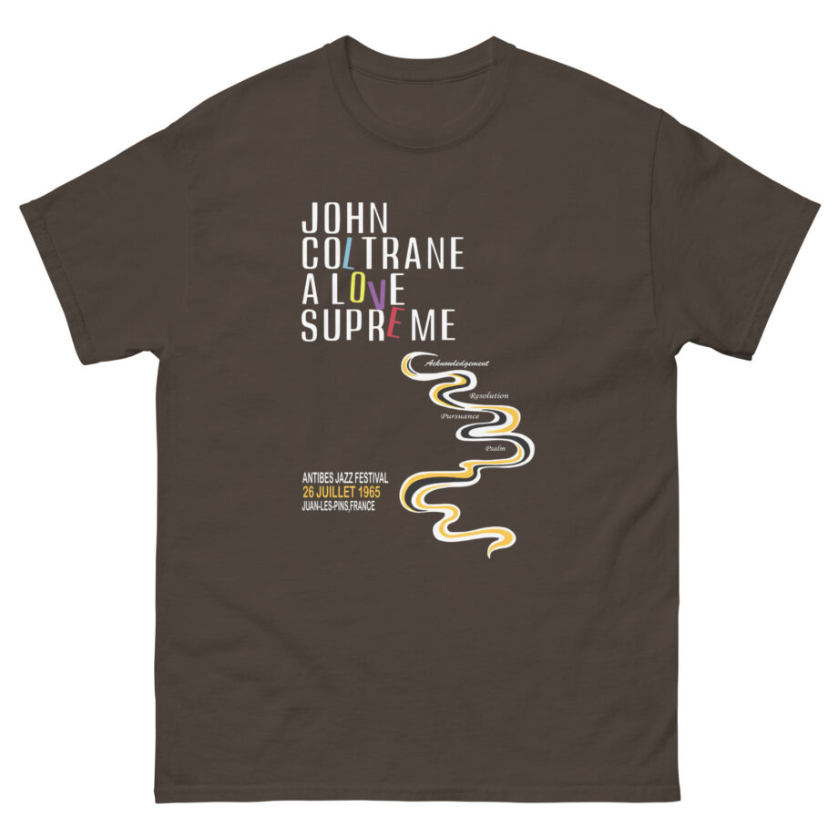 John Coltrane a Love Supreme at Antibes Jazz Festival Unisex classic tee