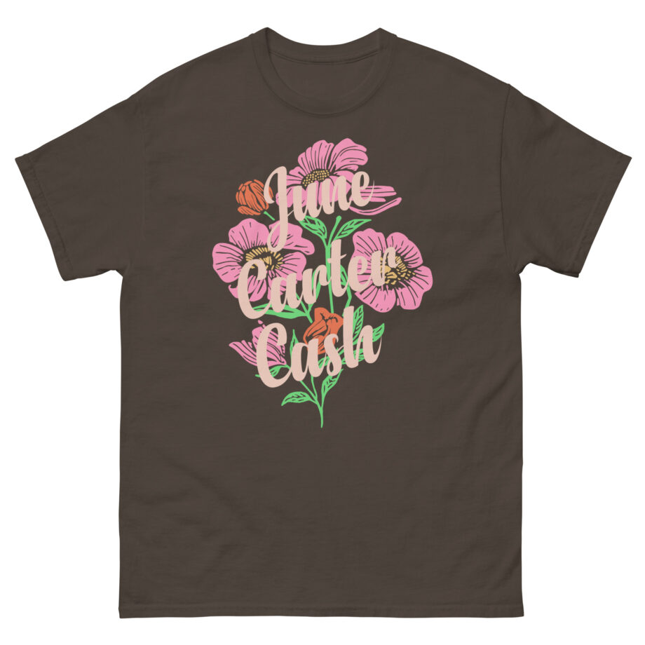 Johnny Cash June Carter Cash Flowers Unisex classic tee