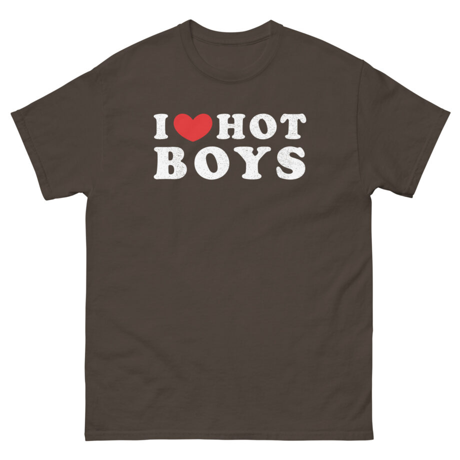 I Love Hot Boys Unisex classic tee