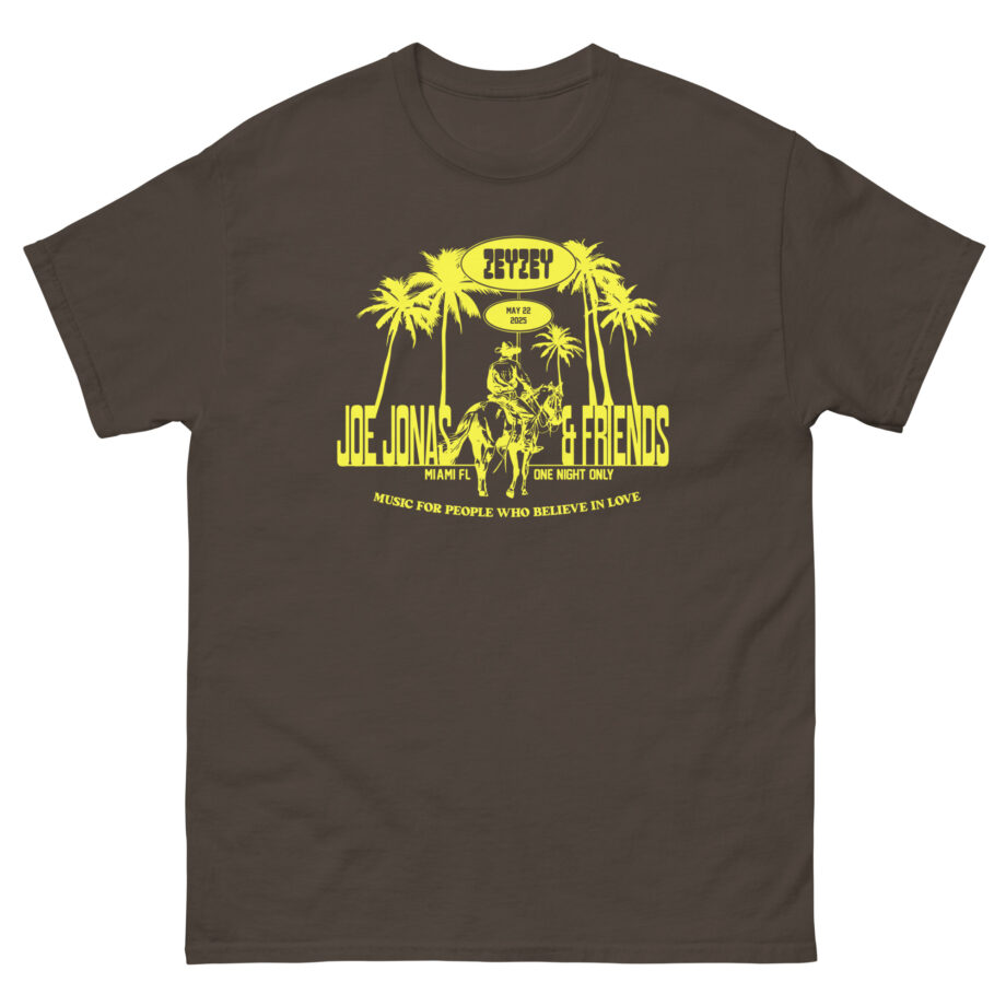 Joe Jonas Miami Unisex classic tee