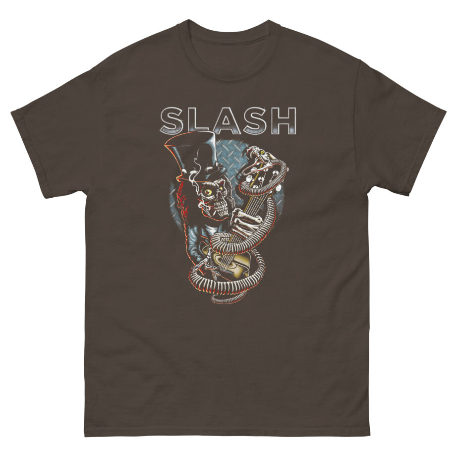 Slash Skull Guitar Snake Unisex classic tee