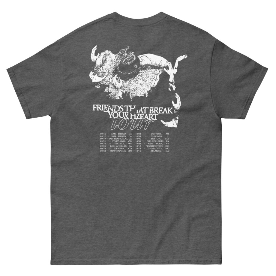 James Blake Friends That Break Your Heart Black 2021 Tour Unisex classic tee