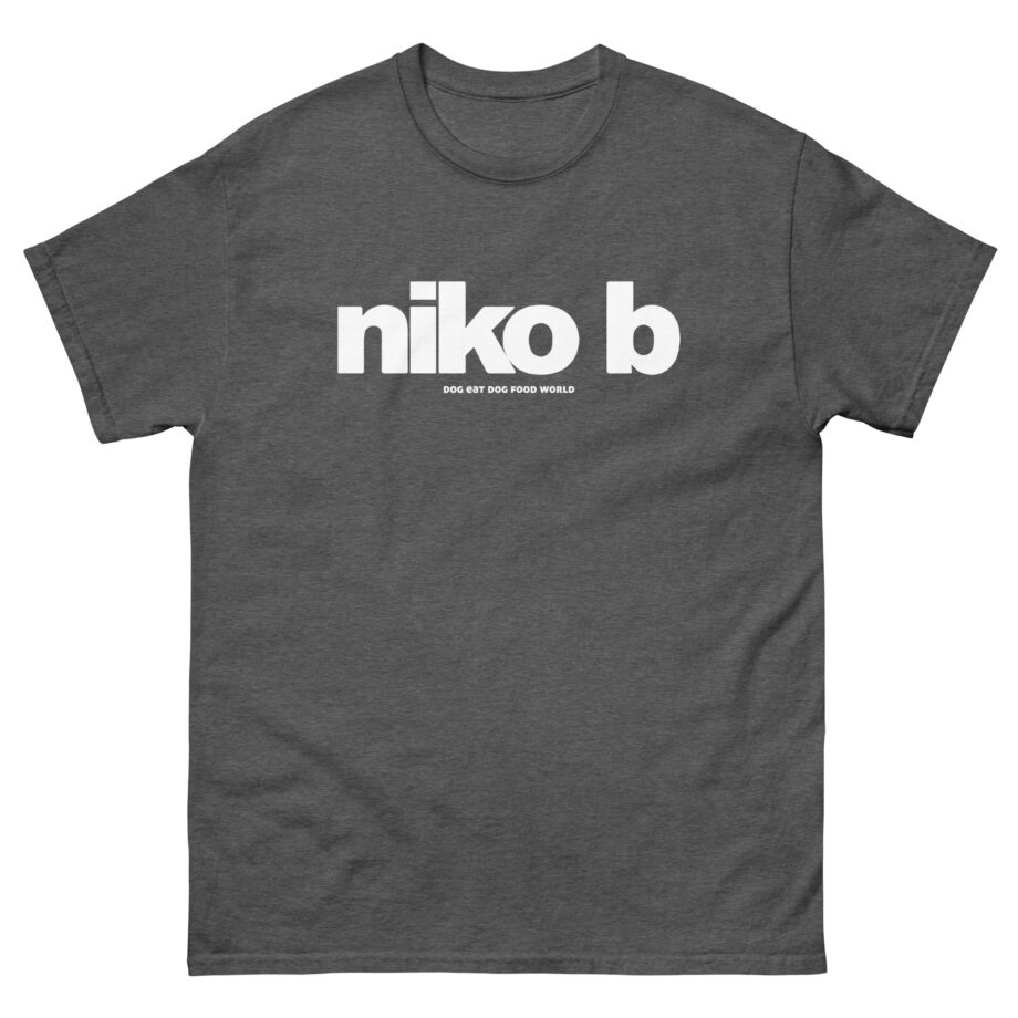 Niko B Dog Eat Dog Food World Unisex classic tee