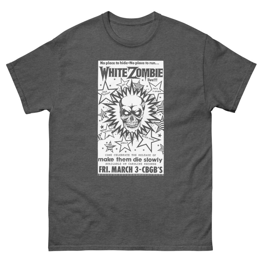 White Zombie Cbgb Poster Unisex classic tee