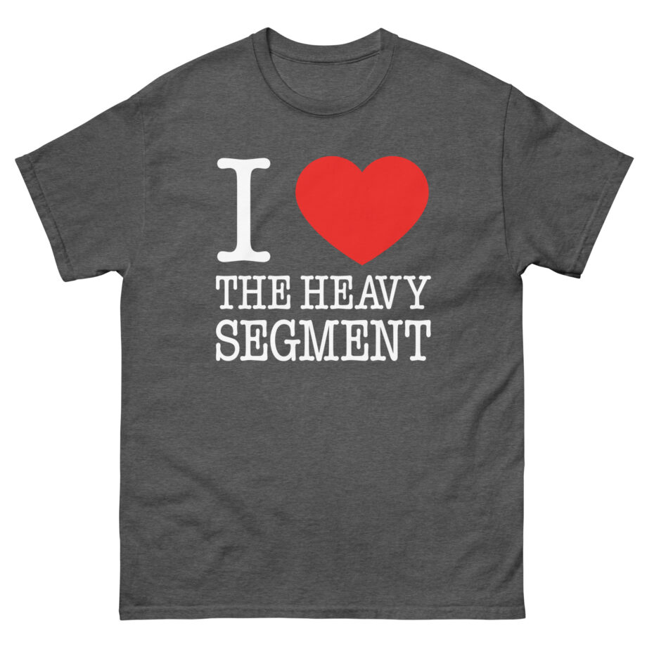 Ymh I Heart the Heavy Segment Unisex classic tee