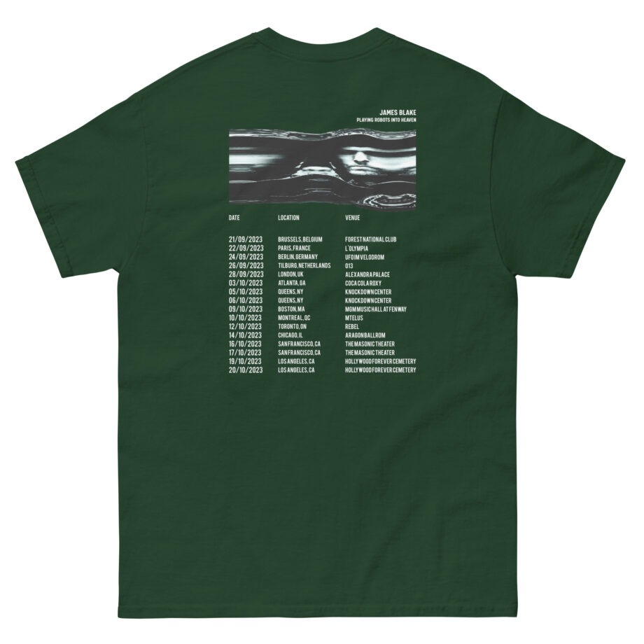 James Blake Playing Robots Into Heaven Date Unisex classic tee