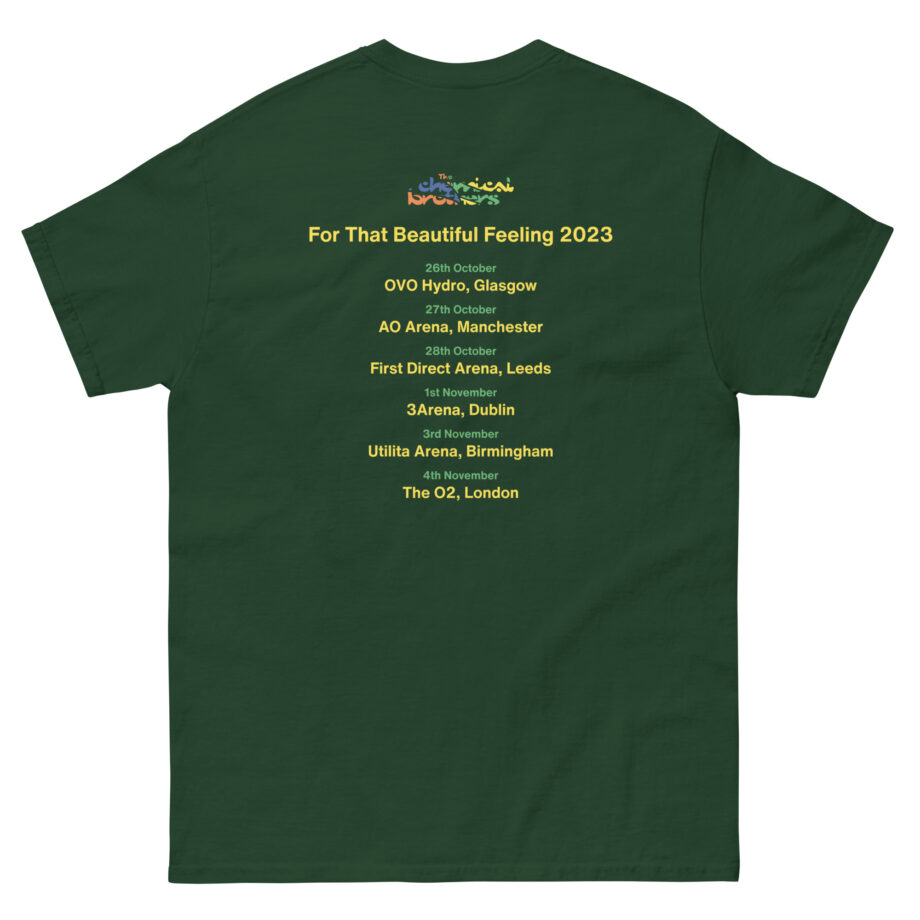 The Chemical Brothers for That Beautiful Feeling Tour Unisex classic tee