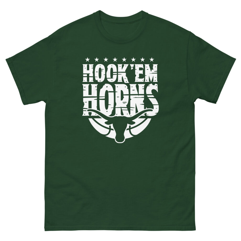 Texas Basketball Hook 'em Horns Unisex classic tee
