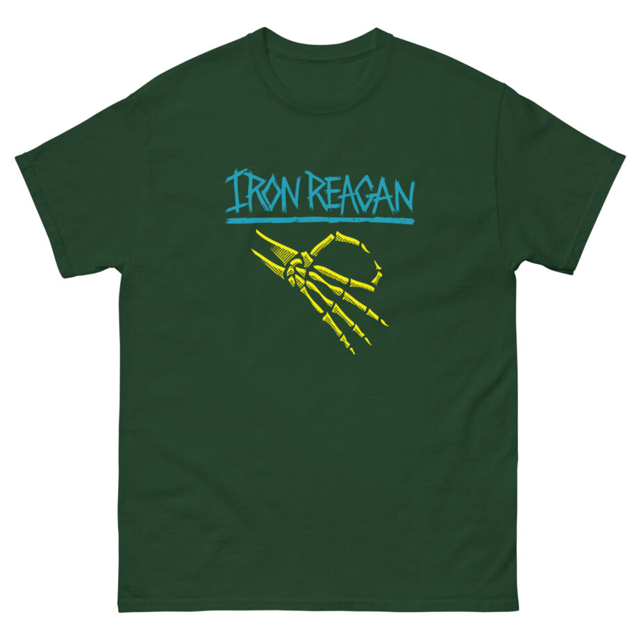 Iron Reagan Skeleton Hand Unisex classic tee