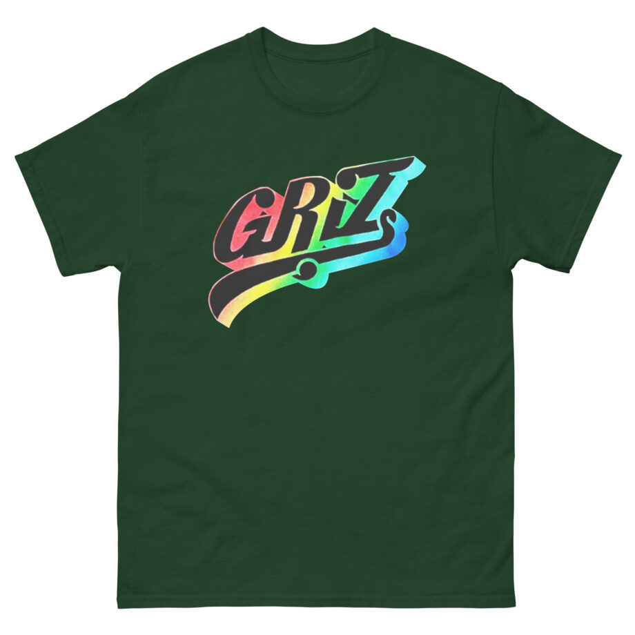 Griz Rainbow Swoop Logo Unisex classic tee