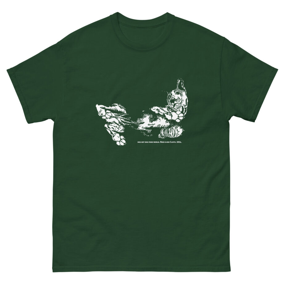 Niko B Dog Eat Dog Food World Unisex classic tee