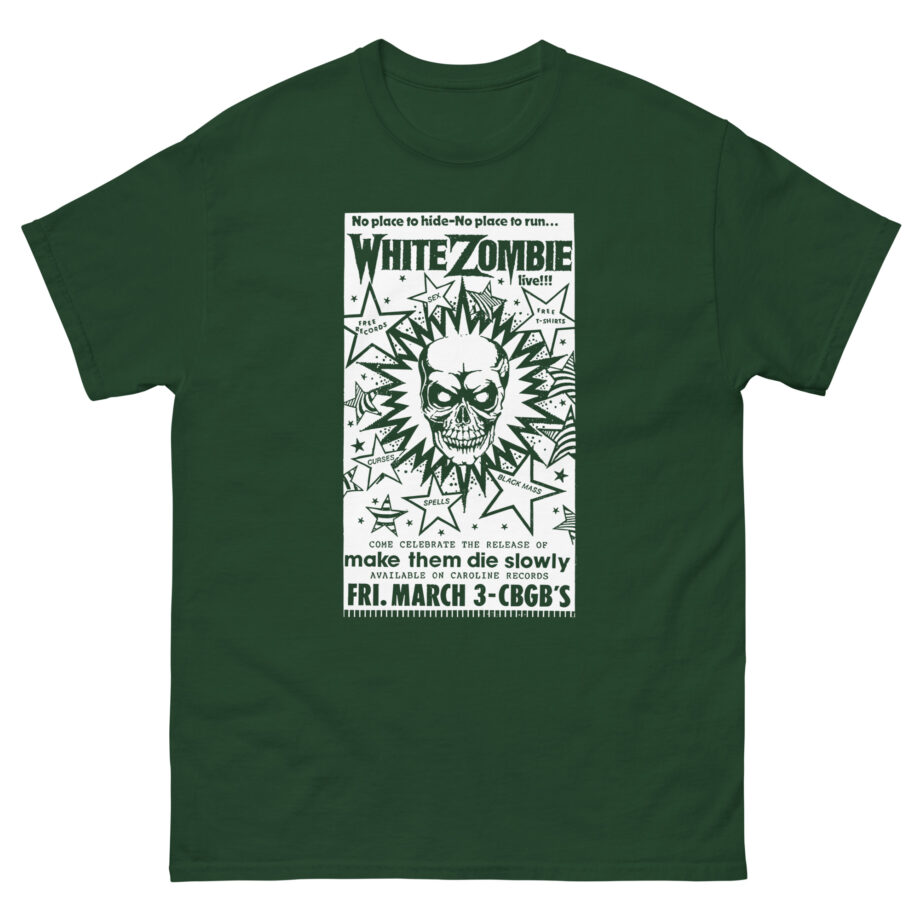 White Zombie Cbgb Poster Unisex classic tee
