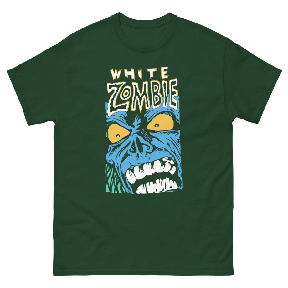 White Zombie Blue Monster Unisex classic tee