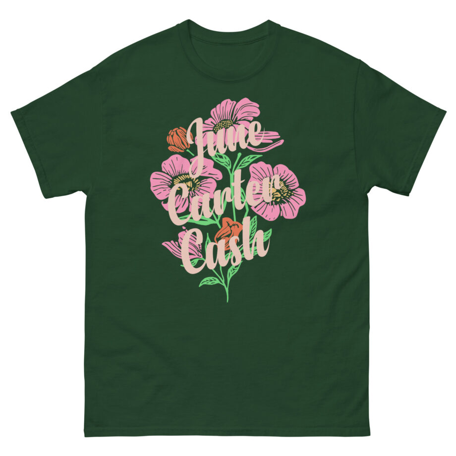 Johnny Cash June Carter Cash Flowers Unisex classic tee
