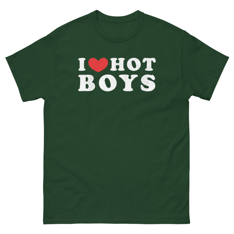 I Love Hot Boys Unisex classic tee